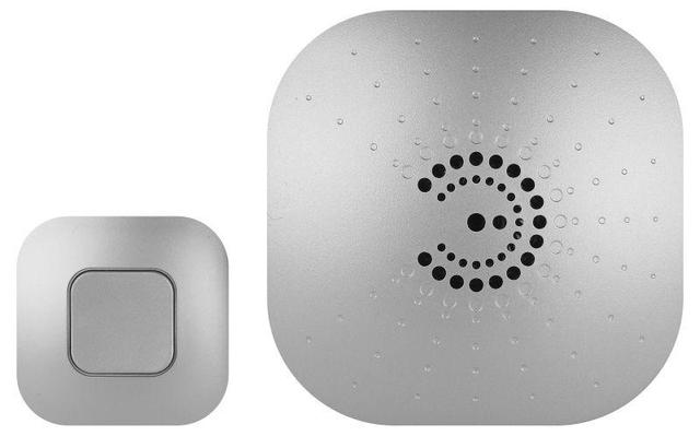Звонок беспроводной BIONIC Silver ЭРА Б0017749
