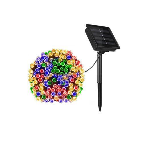 Гирлянда Сеть 150 LED на солнечной батарее мультиколор 2мх1.35м ERAUF024-16 ЭРА Б0044225