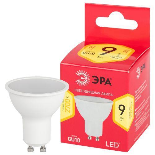 Лампа RED LINE LED MR16-9W-827-GU10 R GU10 R 9Вт софит тепл. бел. свет Эра Б0050691