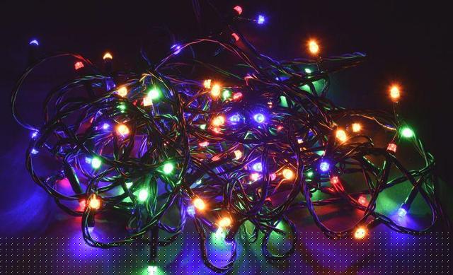Гирлянда "Нить" 10м 100LED RGB IP20 провод зел. 230В с контроллером 8 режимов IEK LGDB110-3-100-10-G-S-20