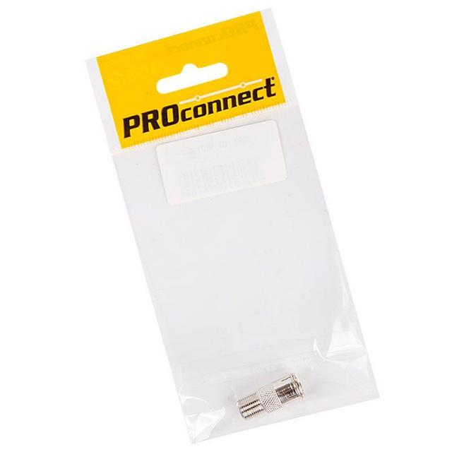 Переход гнездо F - гнездо TV с кольцом (инд. упак.) PROCONNECT 05-4301-4-7