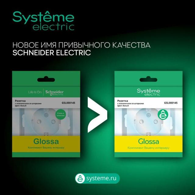 Розетка 2-м СП 2мод. Glossa 16А IP44 с заземл. защ. шторки в сборе бел. SE GSL000147