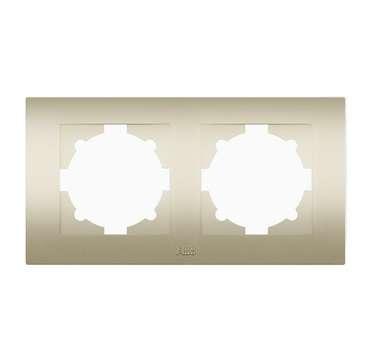 Рамка 2-м Cosmo титаниум ABB 612-011400-226