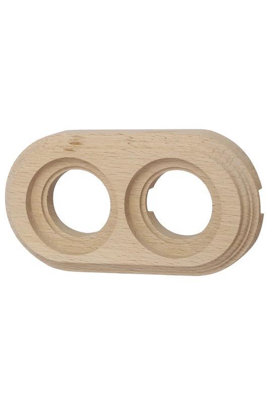 Рамка 2-м ОП на бревно 240мм натурэль Bironi BFC24-620-10