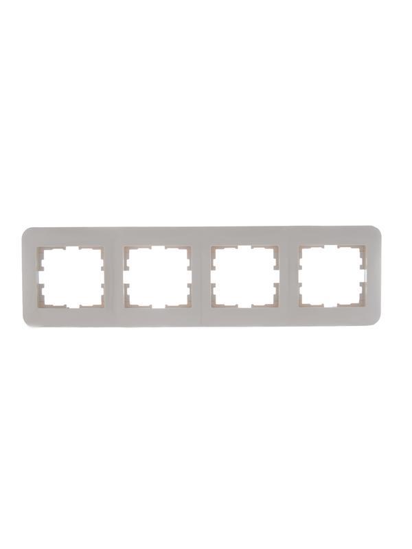 Рамка 4-м Karina Life горизонт. крем. LEZARD 708-0300-149