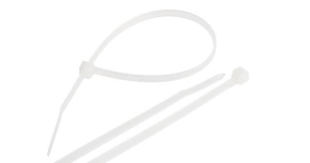 Хомут кабельный 4.5х300 нейлон неоткрыв. бел. (уп.100шт) NIKOMAX NMC-CTN300-45-SL-WT-100