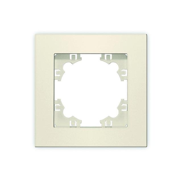 Рамка 1-м Афина сл. кость (ivory) Universal A0053-I