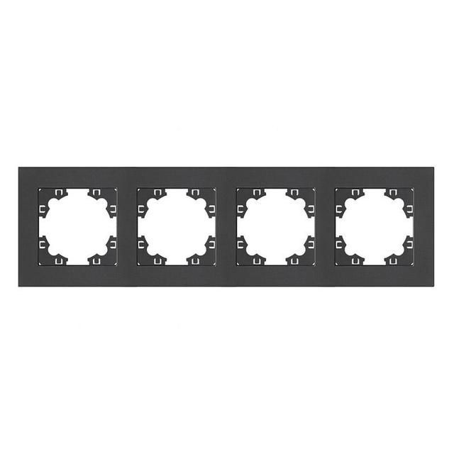 Рамка 4-м Афина универс. графит Universal A0046-Gr