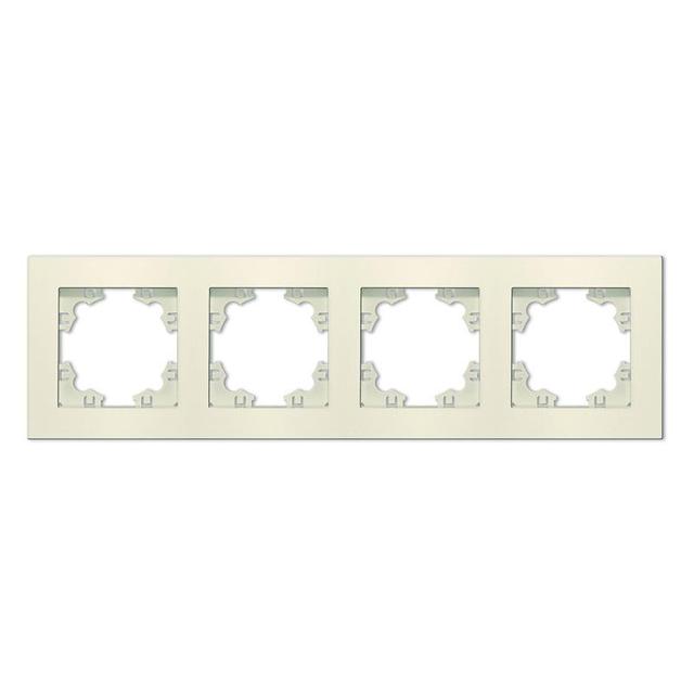 Рамка 4-м Афина универс. сл. кость (ivory) Universal A0046-I